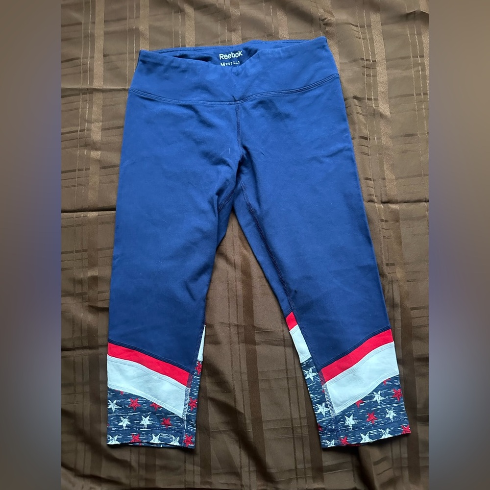 Reebok Leggings Cropped Size Medium